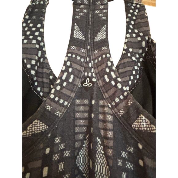 Women's Prana Cali Dress, High Low, Built-In-Bra, Gray, Black Size XS, EUC - Picture 3 of 4